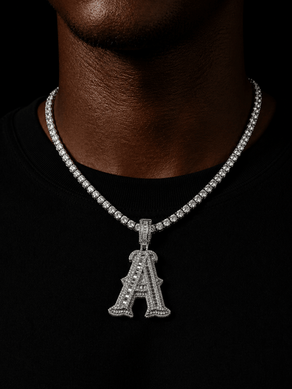 Éclat Letter Chain Silver