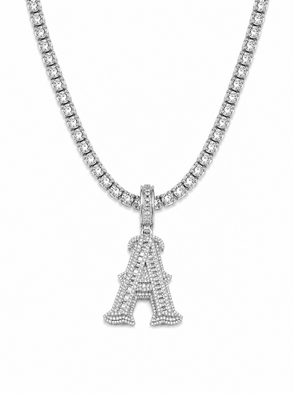 Éclat Letter Chain Silver