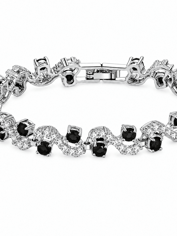 Obsidian Ice Bracelet