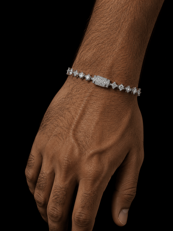 Stardust Tennis Bracelet Silver
